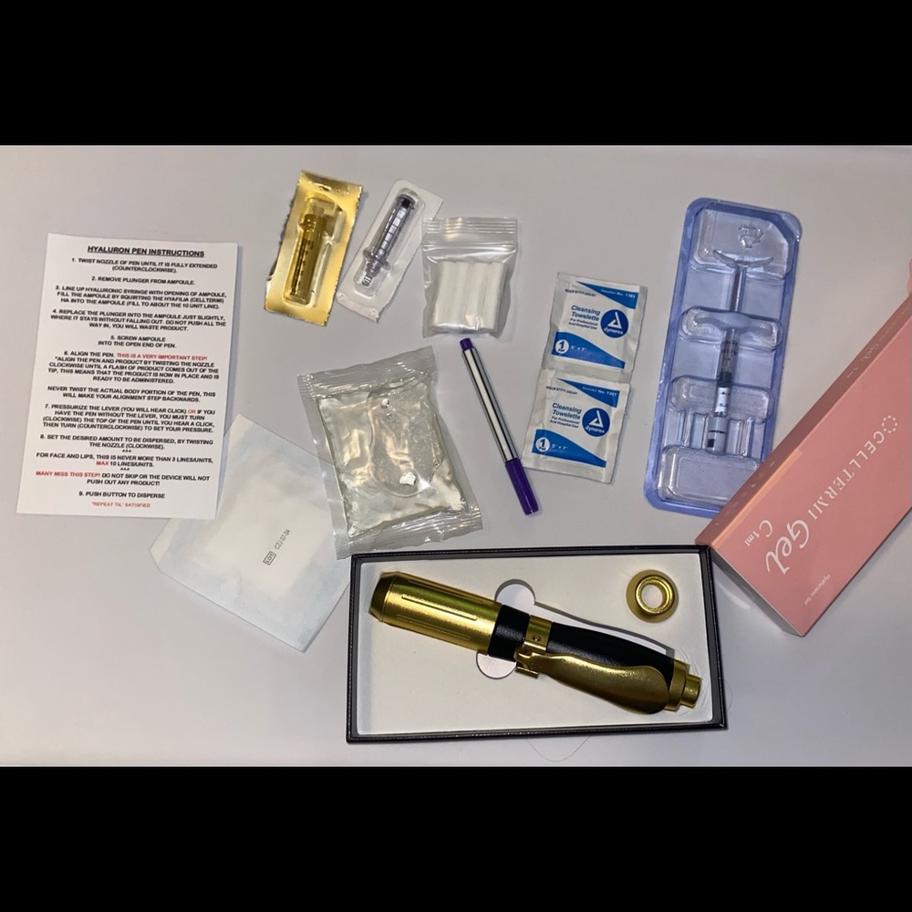 Xy plus Hyaluron pen with celltermi hyaluronic gel